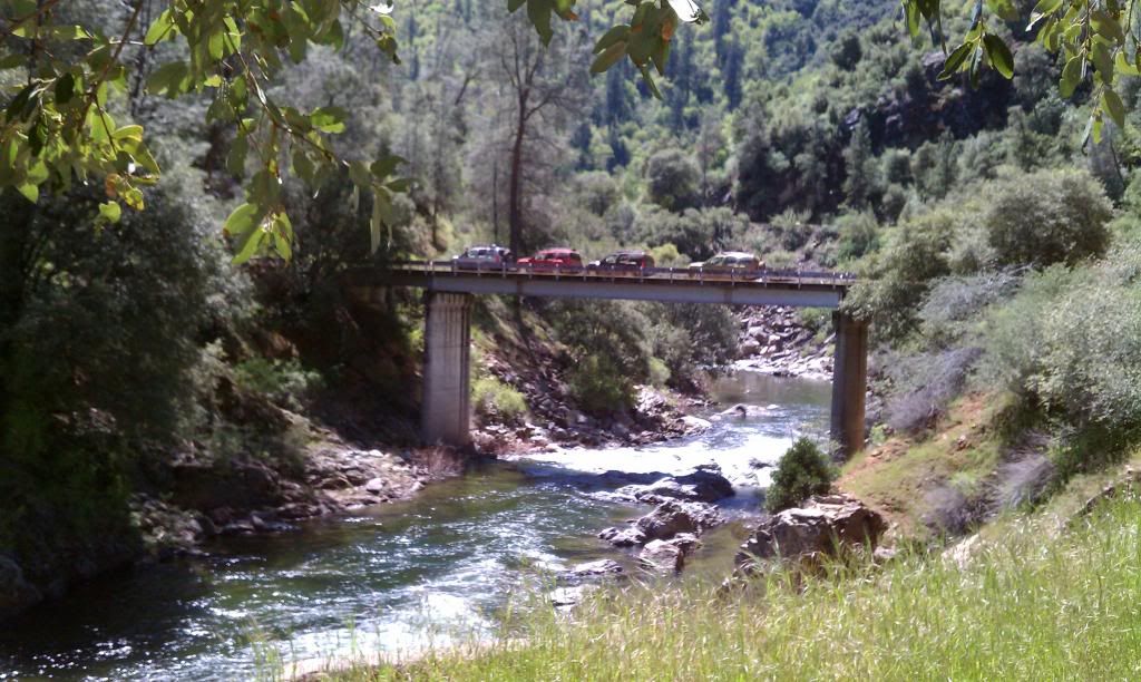 Pictures of Clavey / Lumsden River Bridges loop last weekend April 20th